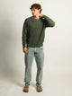 KOLBY FISHERMANS RIB SWEATER - OLIVE