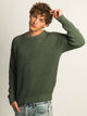 KOLBY FISHERMANS RIB SWEATER - OLIVE