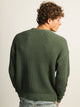 KOLBY FISHERMANS RIB SWEATER - OLIVE
