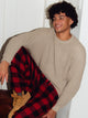 KOLBY KOLBY FISHERMANS RIB SWEATER - TAUPE - Boathouse