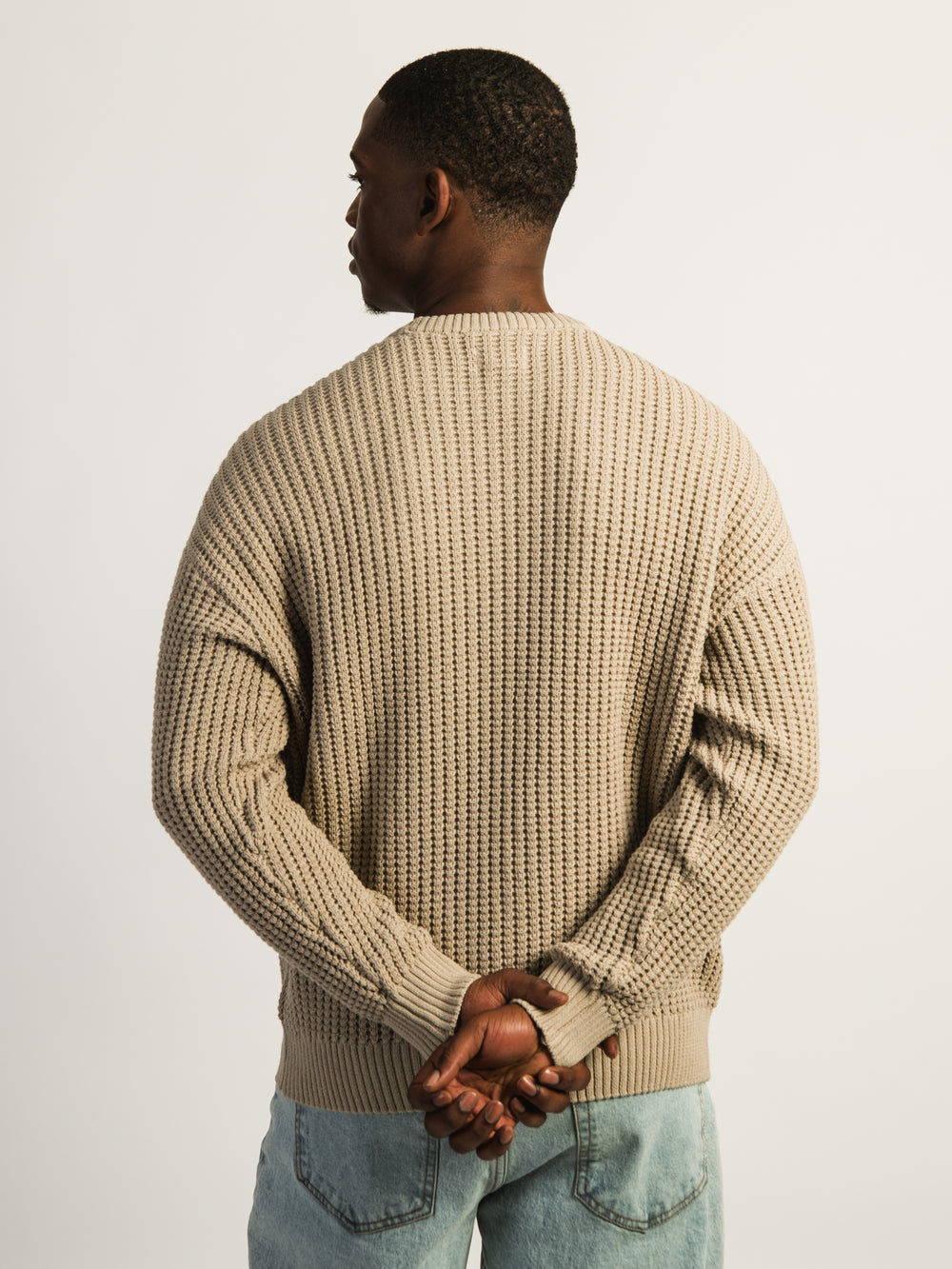 CHANDAIL KOLBY FISHERMANS RIB -TAUPE