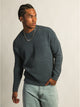 KOLBY RIB KNIT SWEATER - BLUE