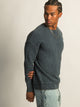KOLBY RIB KNIT SWEATER - BLUE