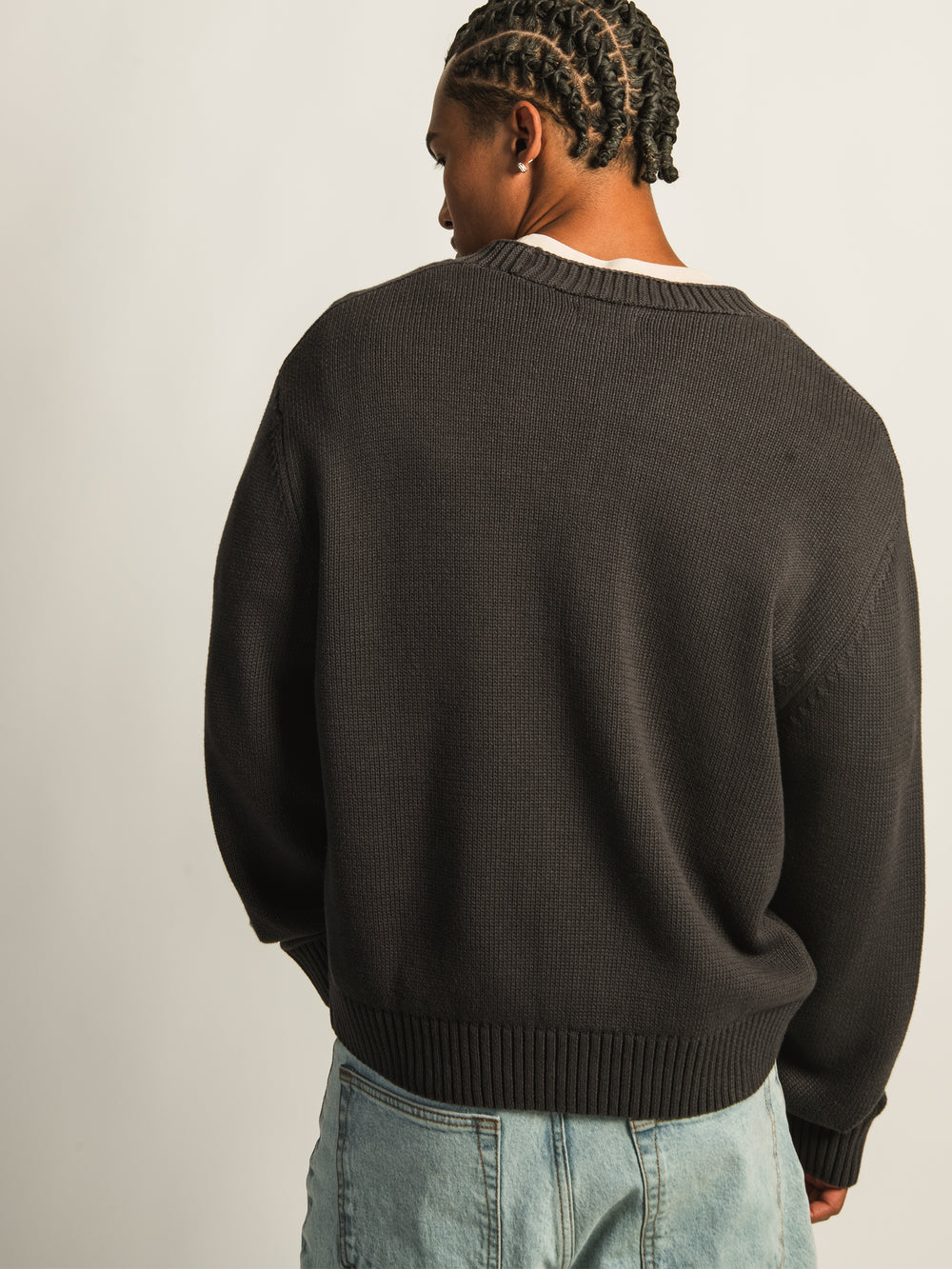 CARDIGAN KOLBY BOXY - NOIR
