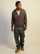 KOLBY KOLBY COLLARED ZIP UP - CHARCOAL - Boathouse