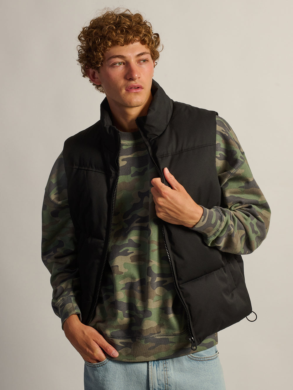 GILET DOUX KOLBY - NOIR