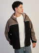 VESTE À CAPUCHON KOLBY EN SHERPA - BRUN