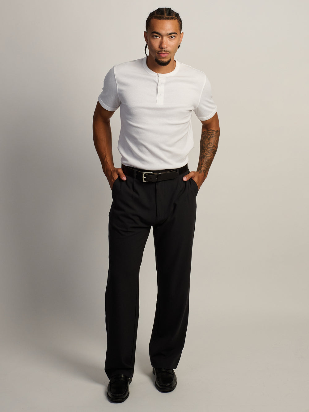 KOLBY BAGGY TROUSER - BLACK