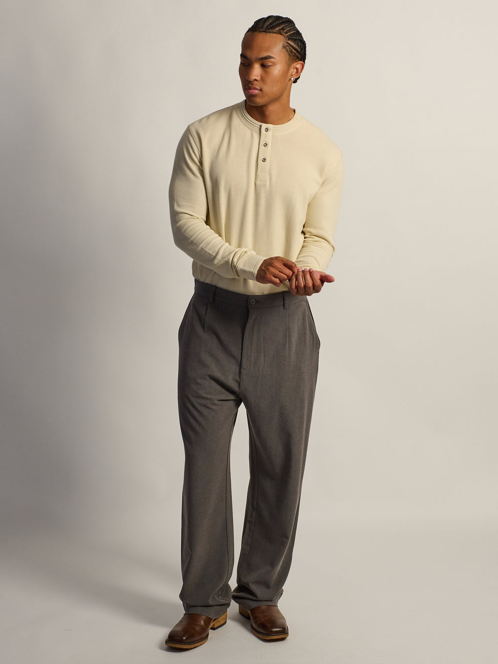 PANTALON DE JOGGING BAGGY KOLBY - CHARBON
