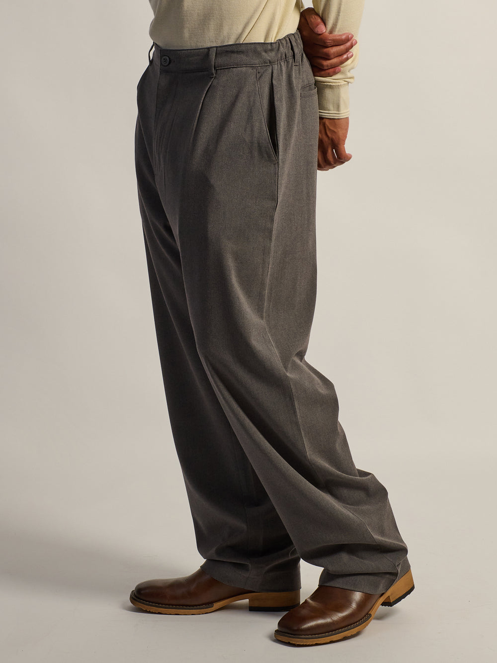PANTALON DE JOGGING BAGGY KOLBY - CHARBON