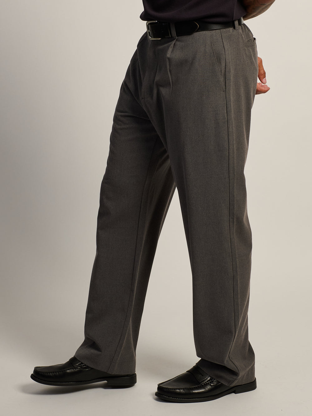 KOLBY BAGGY TROUSER - CHARBON