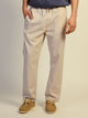 PANTALON KOLBY COUPE AMPLE, MÉLANGE LIN -NATUREL