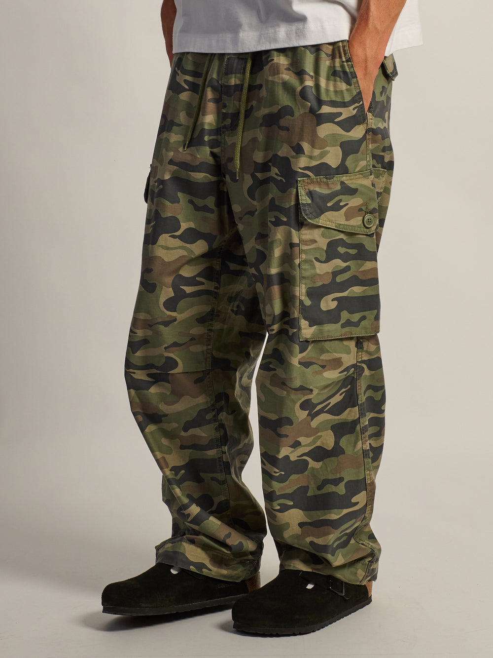 PANTALON CARGO BAGGY KOLBY - CAMO