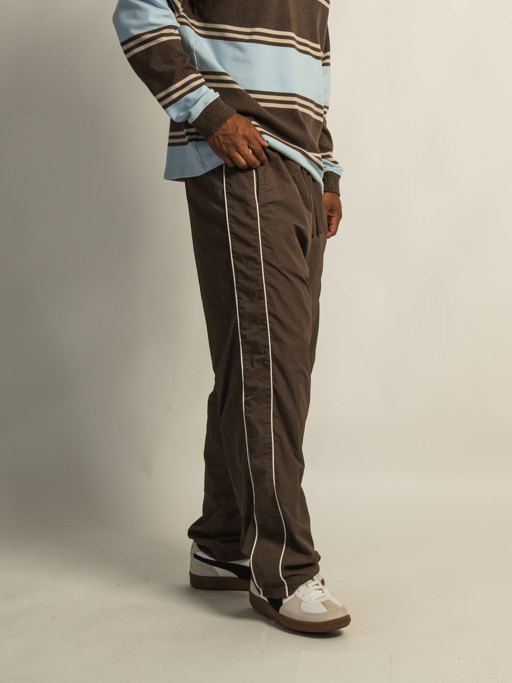 KOLBY TRACK PANT - BROWN