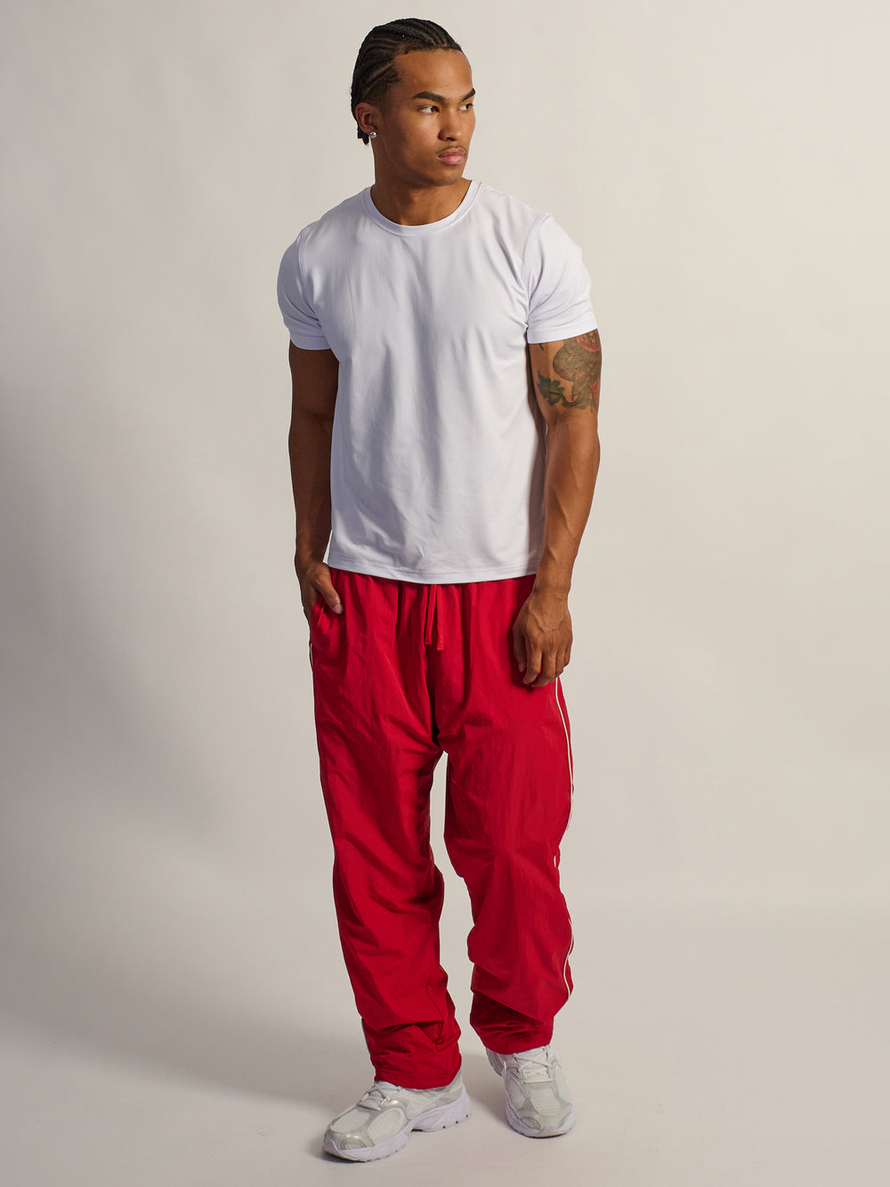 KOLBY TRACK PANT - RED