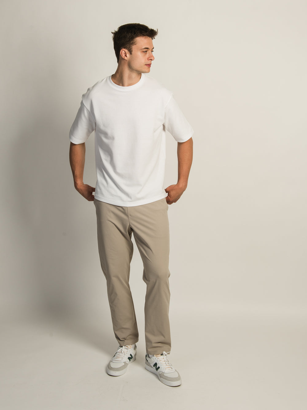 PANTALON EXTENSIBLE À ENFILER KOLBY – PEBBLE