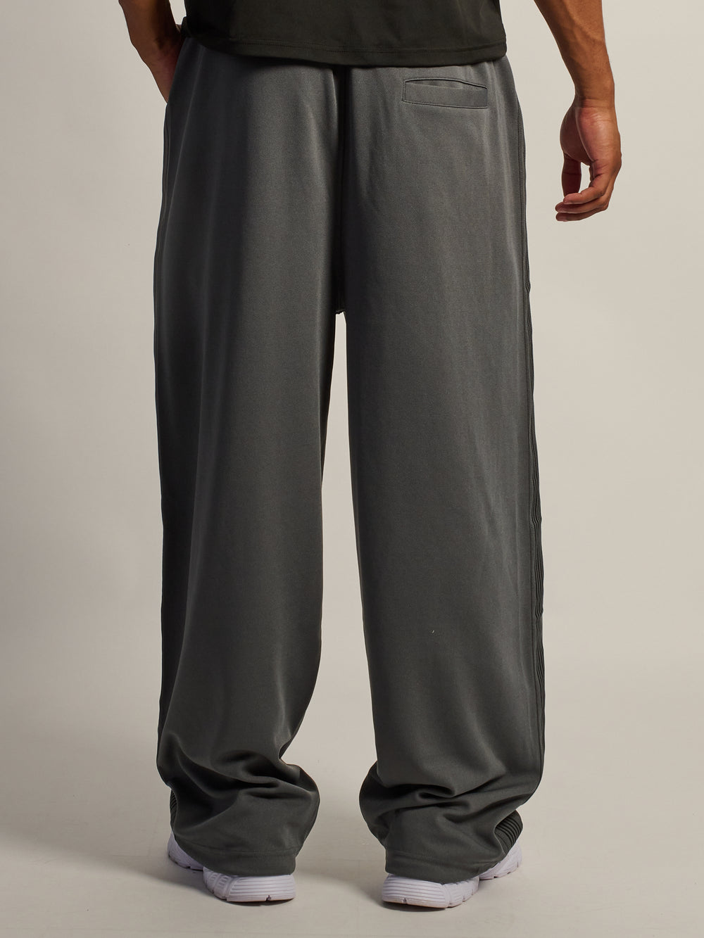 PANTALON EN TRICOT SUPER BAGGY KOLBY - CHARBON