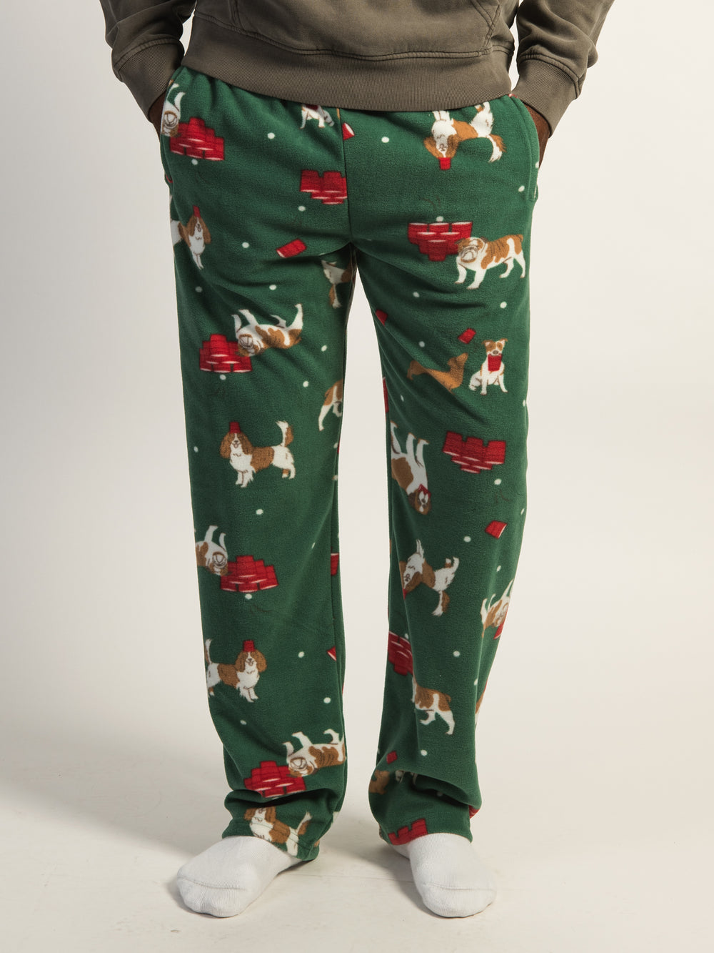 KOLBY PRINTED POLAR PANT - PINE