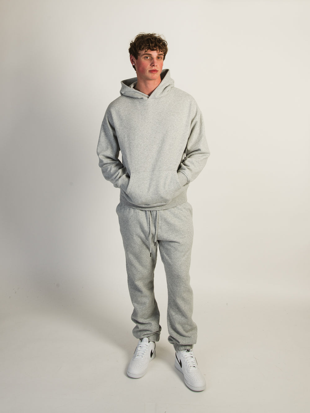 KOLBY VINTAGE WASH JOGGER - HEATHER GREY