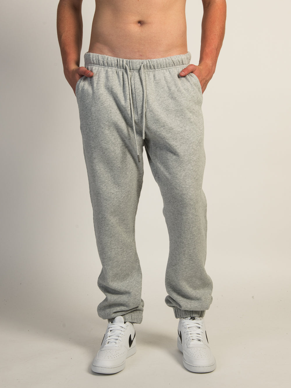 KOLBY VINTAGE WASH JOGGER - HEATHER GREY