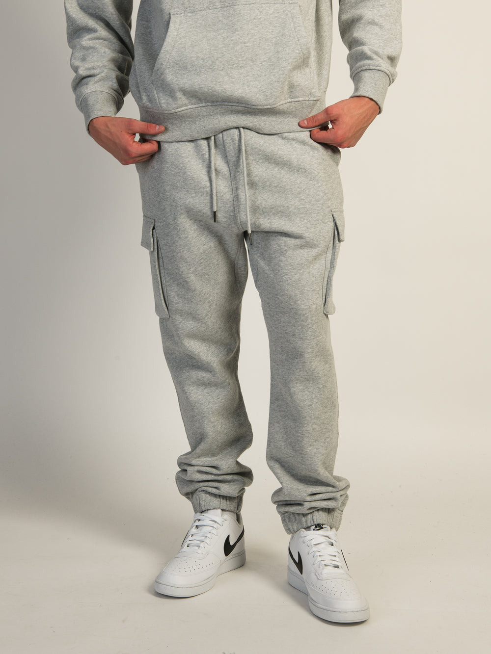 CARGO DÉLAVÉ KOLBY VINTAGE – GRIS CHINÉ