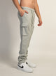 KOLBY VINTAGE WASH CARGO - HEATHER GREY