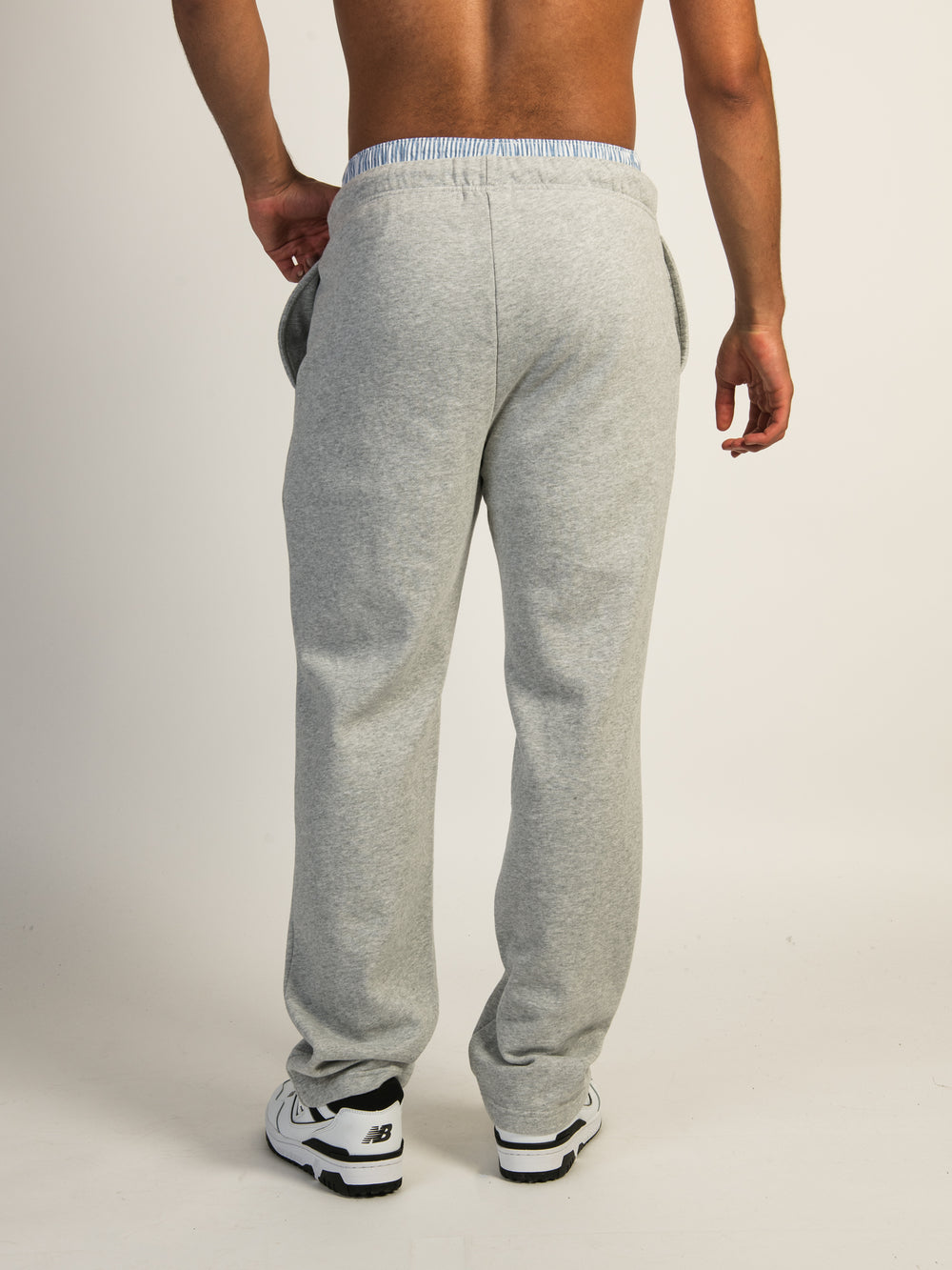 PANTALON DE DÉTENTE DÉLAVÉ KOLBY VINTAGE – GRIS CHINÉ