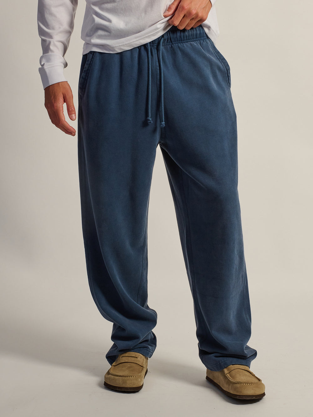 KOLBY BAGGY SWEATPANT - CHARCOAL NAVY