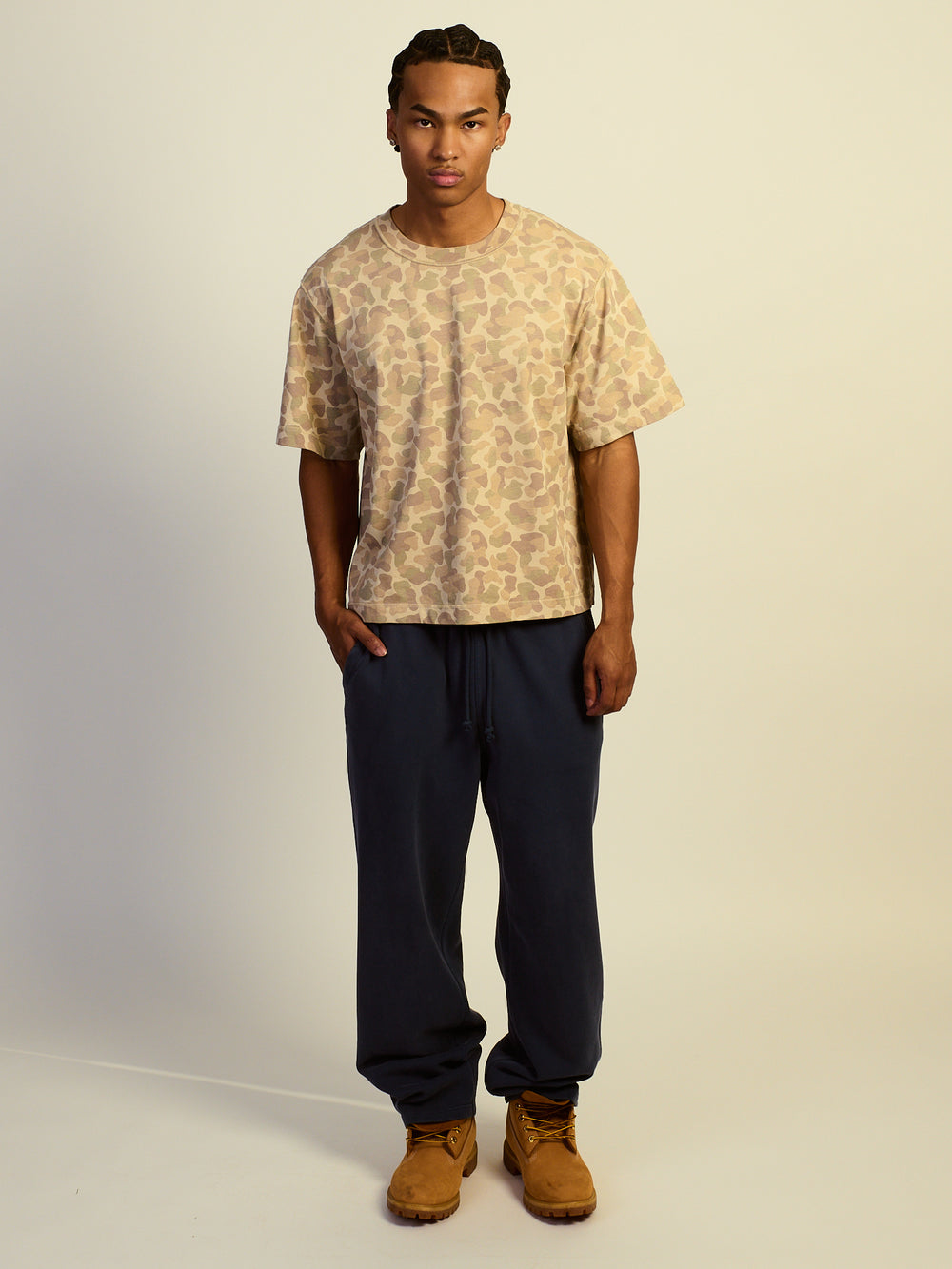 KOLBY BAGGY SWEATPANT - CHARCOAL NAVY