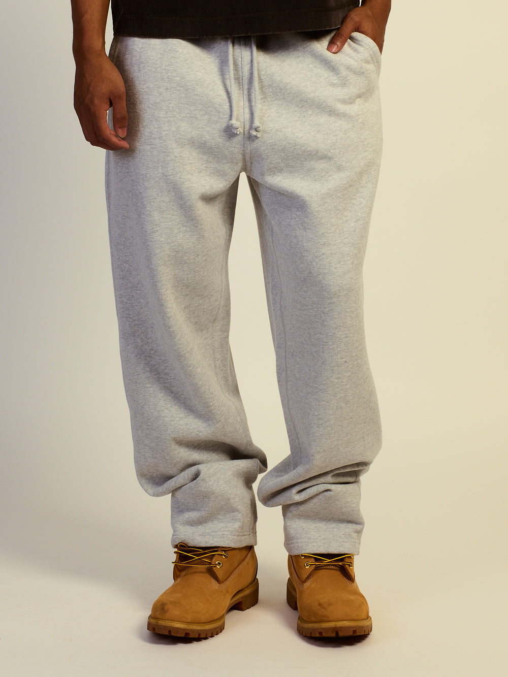 KOLBY BAGGY SWEATPANT - HEATHER GREY