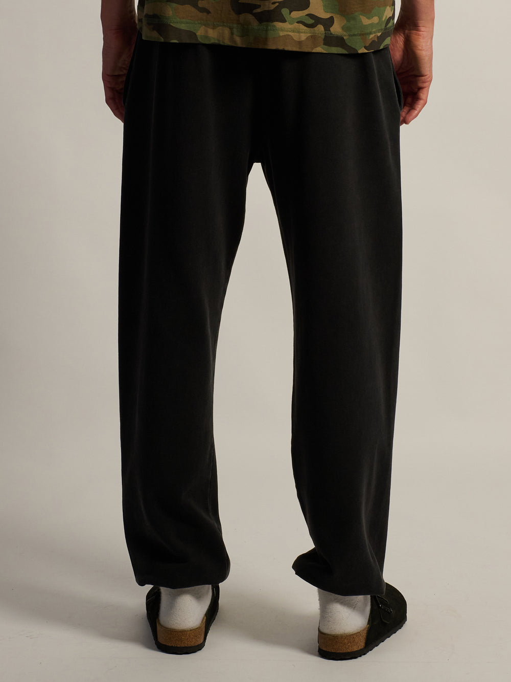 JOGGER POLAIRE KOLBY BAGGY – NOIR