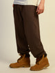 KOLBY KOLBY BAGGY FLEECE JOGGER - HEATHER CHOCOLATE - Boathouse