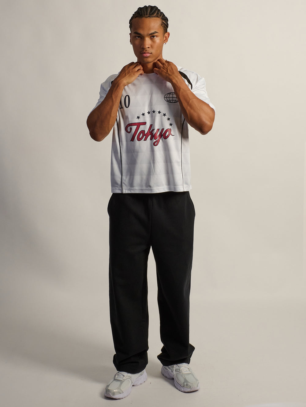 PANTALON DE SWEAT LOURD KOLBY BAGGY - NOIR