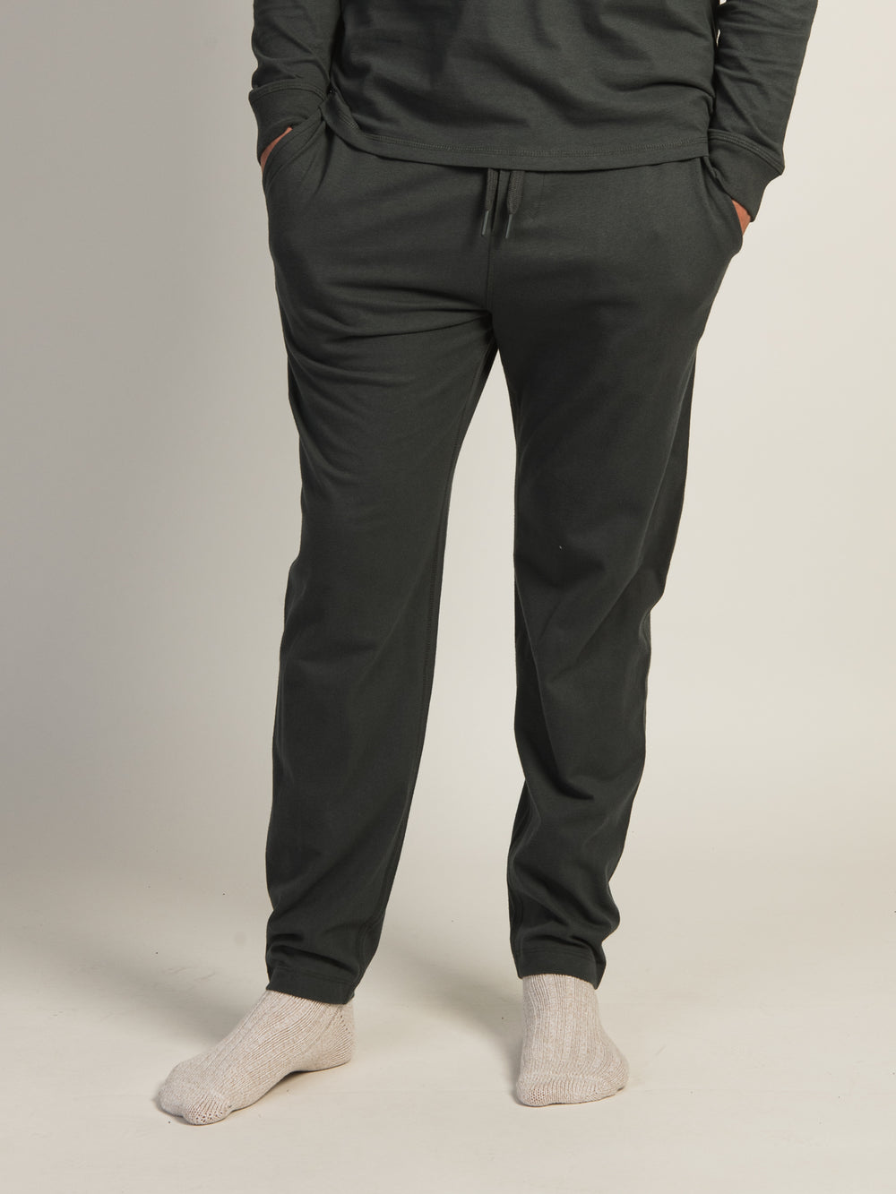 KOLBY SUEDED LOUNGE PANT - ASH - CLEARANCE