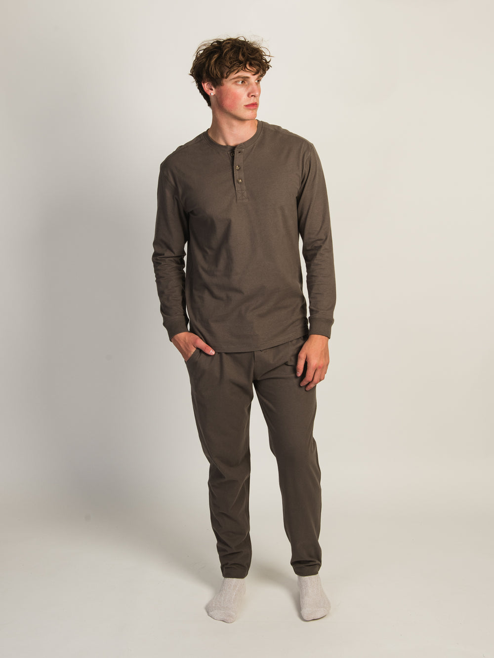 KOLBY SUEDED LOUNGE PANT - TIEDE - CLEARANCE