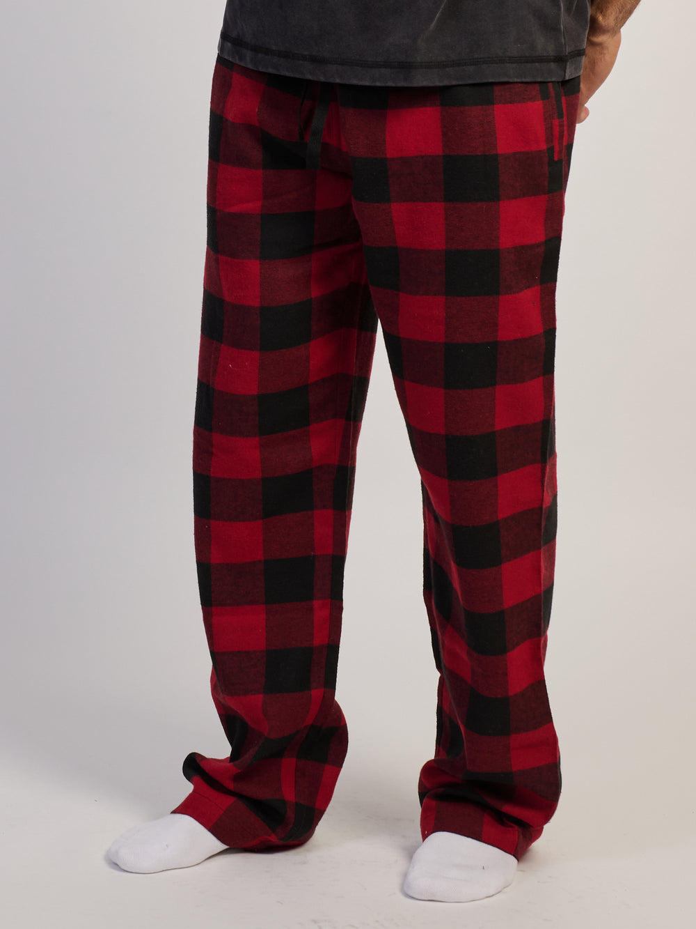 KOLBY PLAID PANT - RED