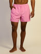 KOLBY SWIM WAVE STRETCH 5in SWIM SHORT - PINK