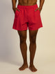 KOLBY SWIM WAVE STRETCH 5in SWIM SHORT - RED