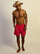 KOLBY KOLBY SWIM WAVE STRETCH 5in SWIM SHORT - RED - Boathouse