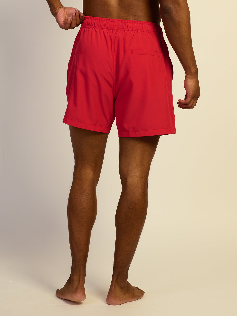 KOLBY SWIM WAVE STRETCH 5in SWIM SHORT - RED