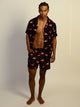 KOLBY SWIM FLAMINGO 5in STRETCH SWIM SHORT