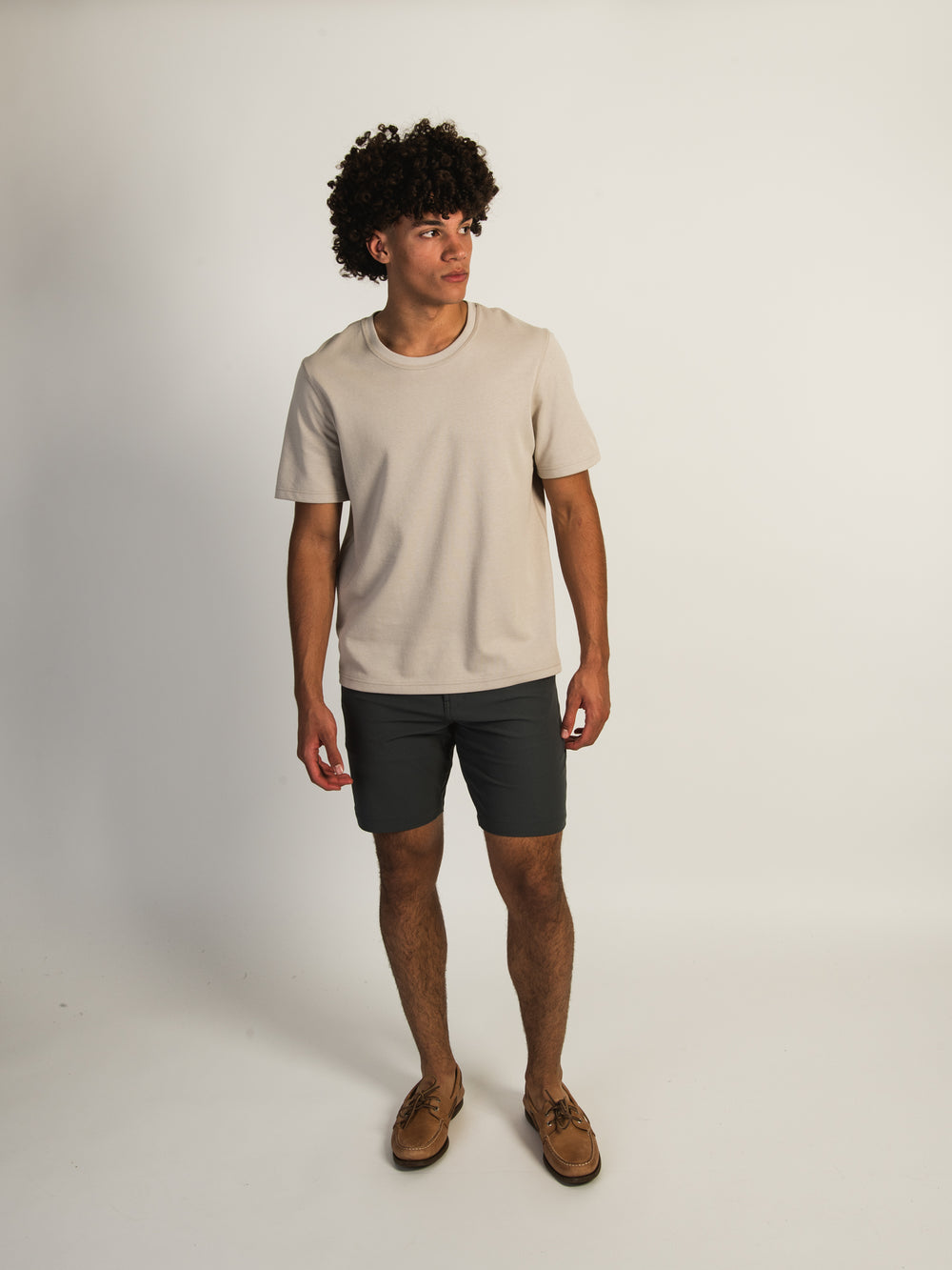 KOLBY KEEP COOL 9in STRETCH SHORT - ASH