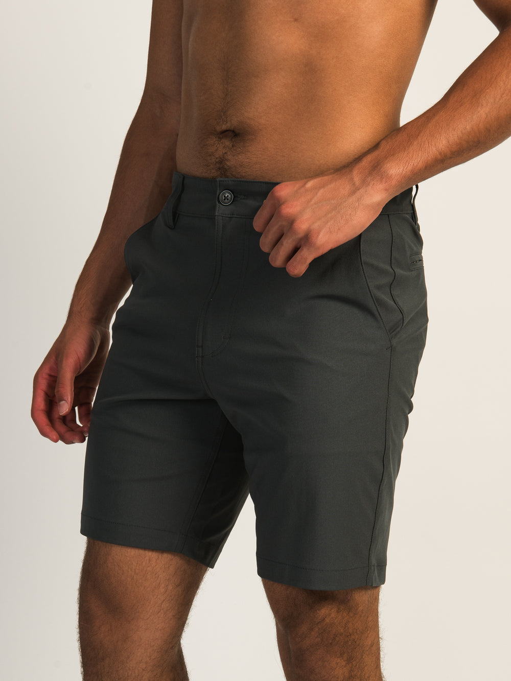 KOLBY KEEP COOL 9in STRETCH SHORT - ASH