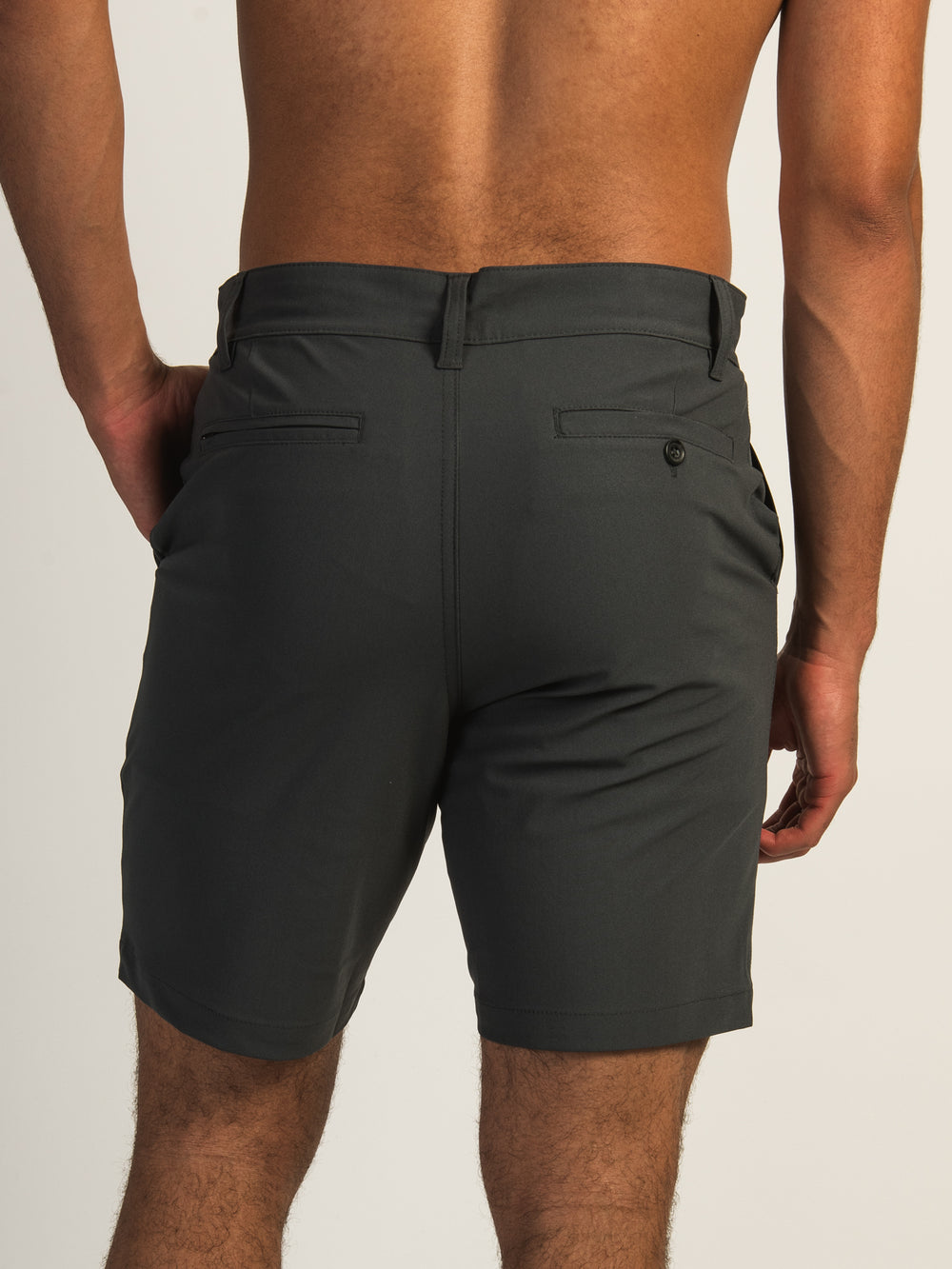 KOLBY KEEP COOL 9in STRETCH SHORT - ASH
