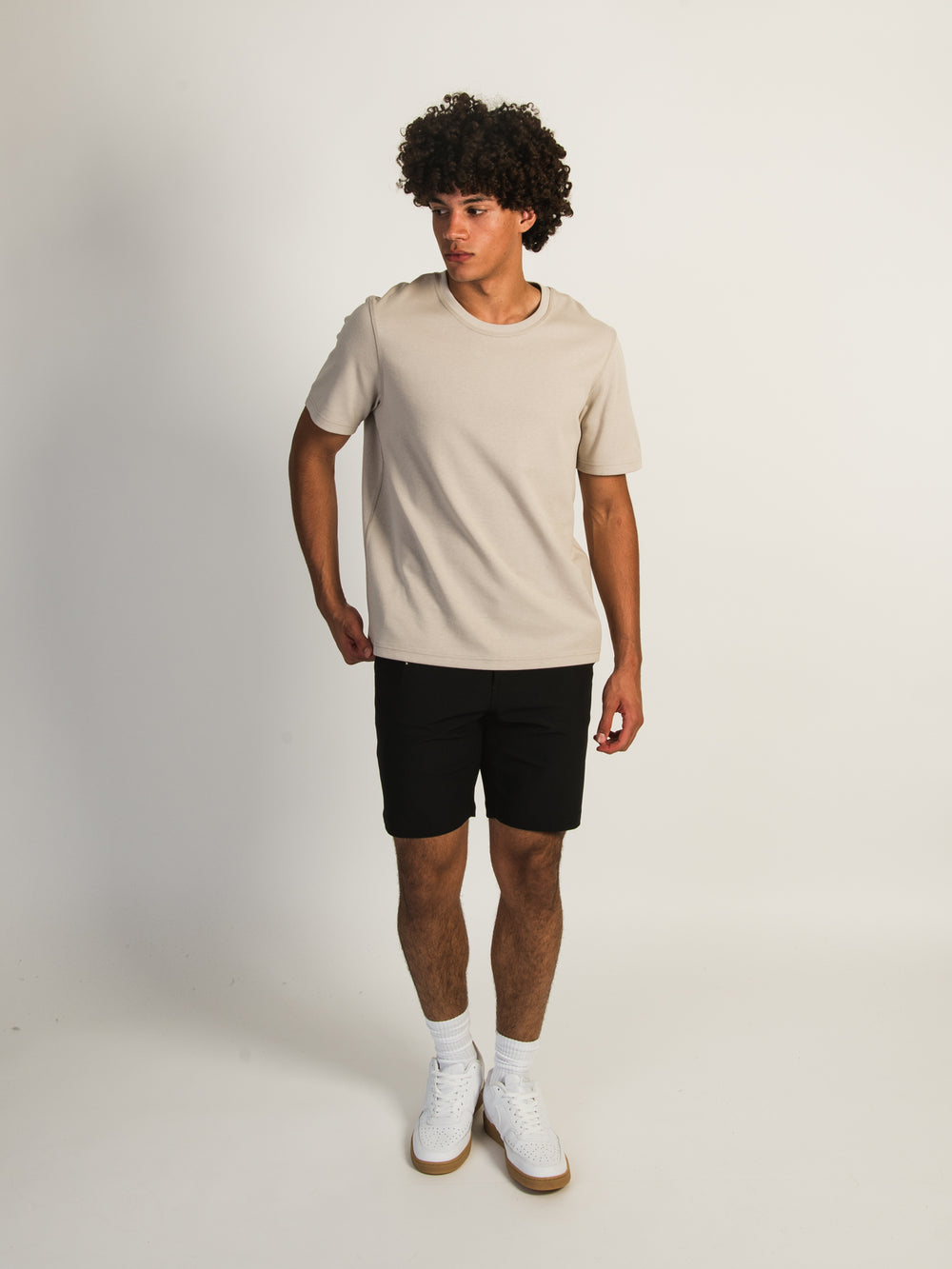 KOLBY KEEP COOL 9in STRETCH SHORT - BLACK