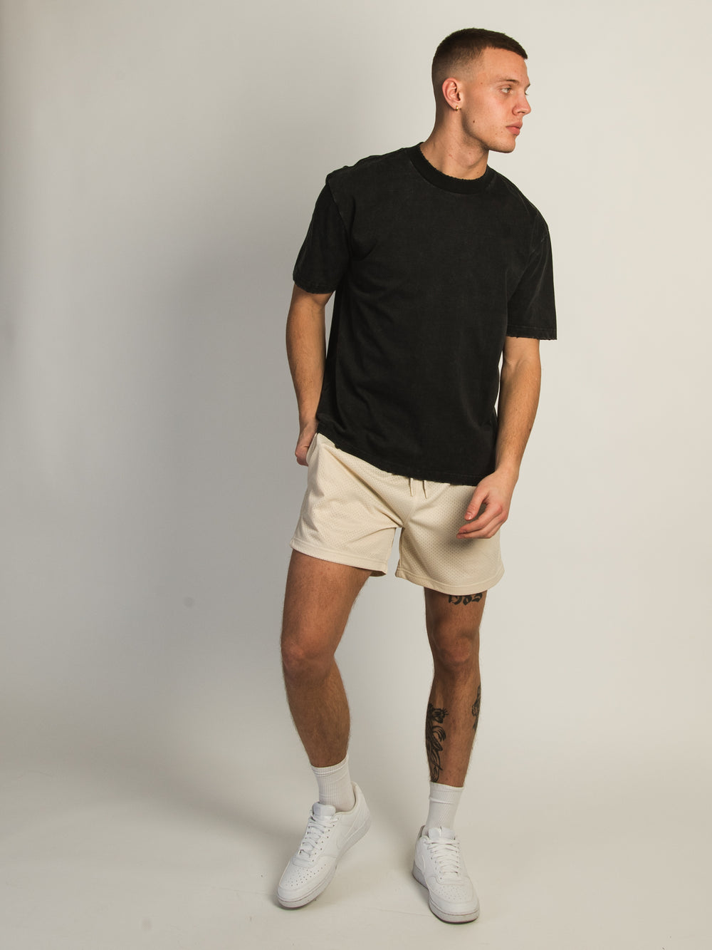KOLBY MESH SHORT - CREAM