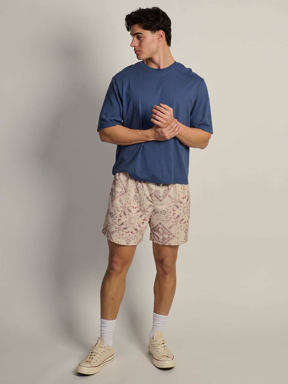 KOLBY MESH SHORT - CREAM