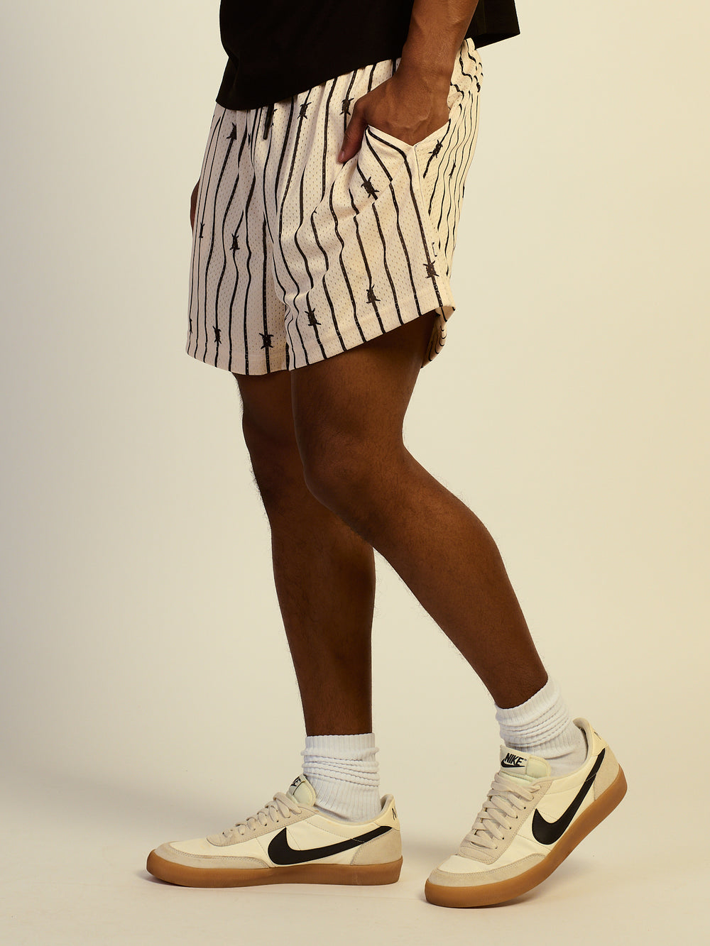 KOLBY MESH SHORT - BARBED WIRE