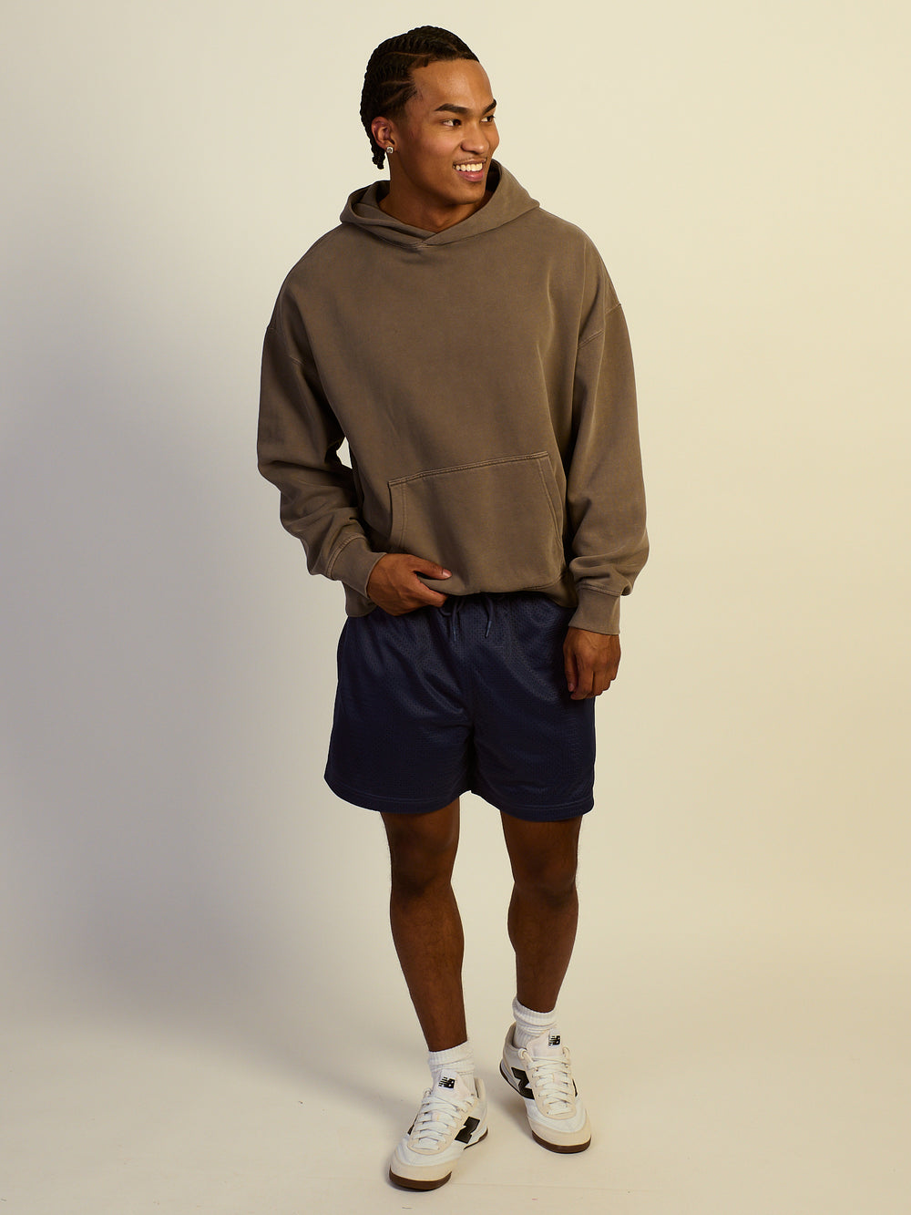 KOLBY MESH SHORT - VINTAGE WASH BLUE