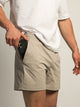 KOLBY KOLBY KEEP COOL STRETCH PULL ON SHORT - PEBBLE - Boathouse